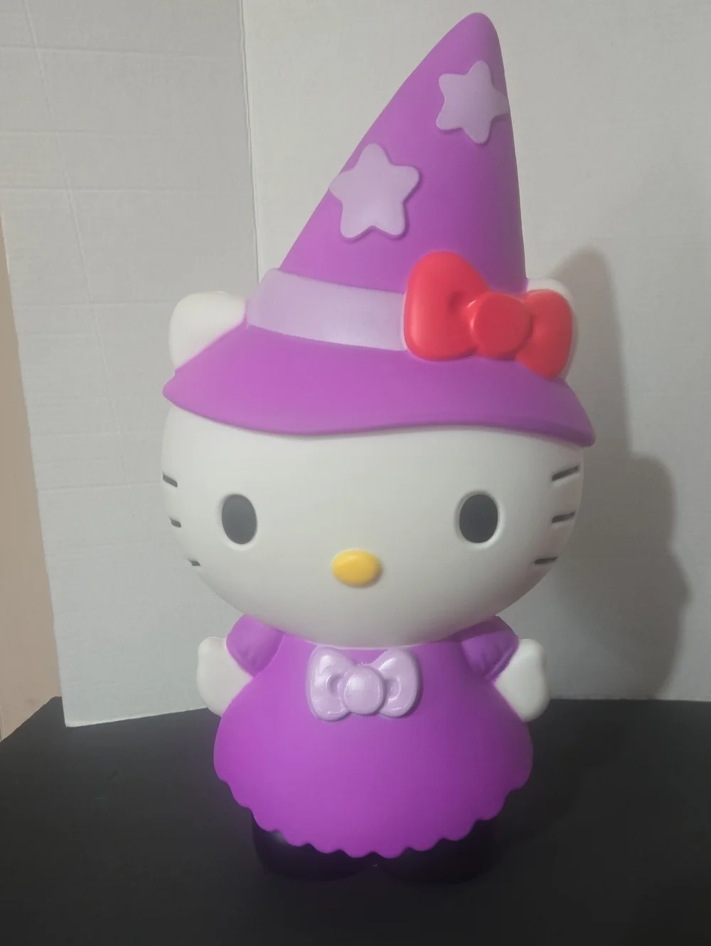 Hello Kitty Blow Mold Witch Halloween Lighted Yard Decor Sculpture 22” Plug-in